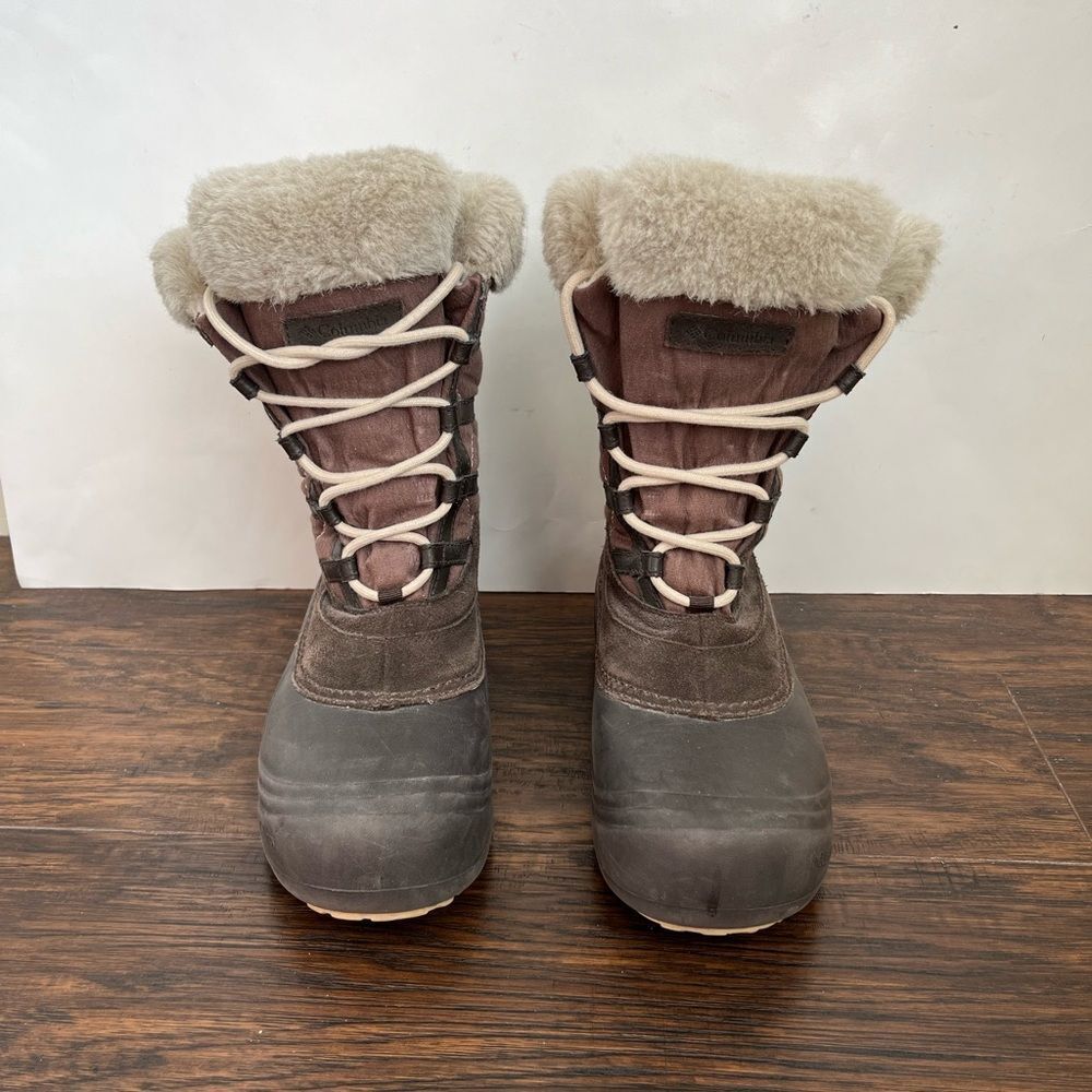 Columbia Sierra Summette 2 Quilted Outdoor Winter Snow Boots Brown Size 7.5 - Picture 4 of 8